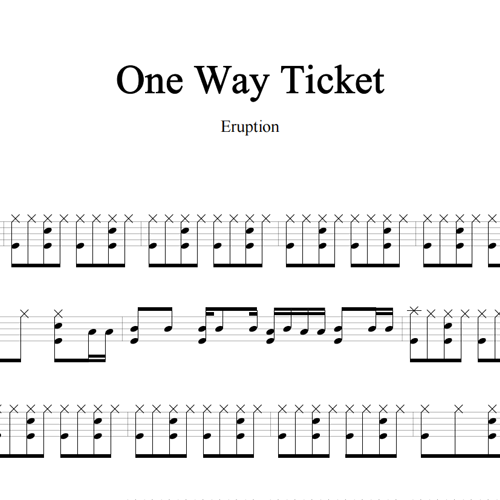 鼓谱*Eruption_One Way Ticket.asp